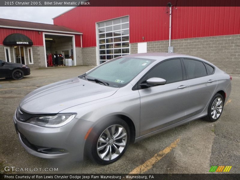 Billet Silver Metallic / Black 2015 Chrysler 200 S