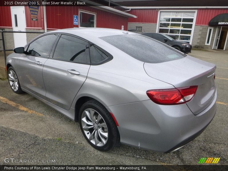 Billet Silver Metallic / Black 2015 Chrysler 200 S