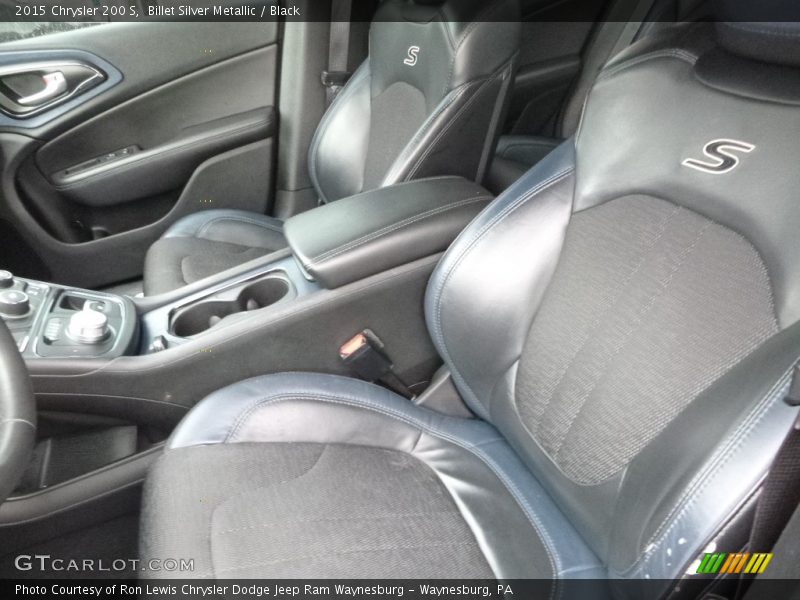 Billet Silver Metallic / Black 2015 Chrysler 200 S