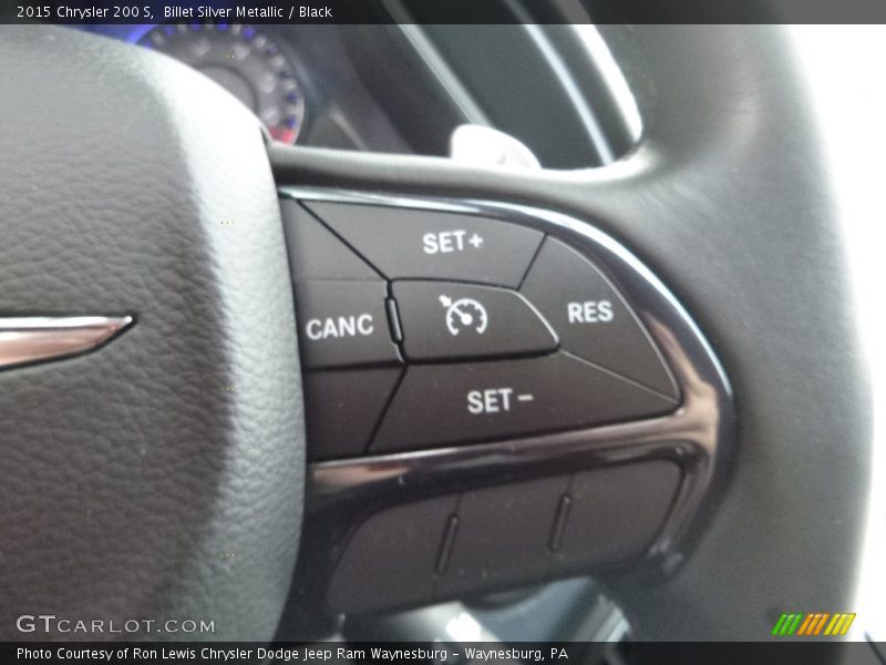 Billet Silver Metallic / Black 2015 Chrysler 200 S