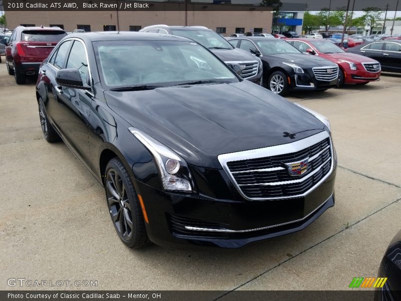 Black Raven / Jet Black 2018 Cadillac ATS AWD