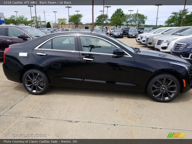 Black Raven / Jet Black 2018 Cadillac ATS AWD