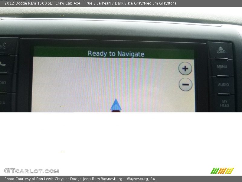 True Blue Pearl / Dark Slate Gray/Medium Graystone 2012 Dodge Ram 1500 SLT Crew Cab 4x4