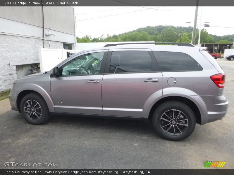 Billet / Black 2018 Dodge Journey SE AWD