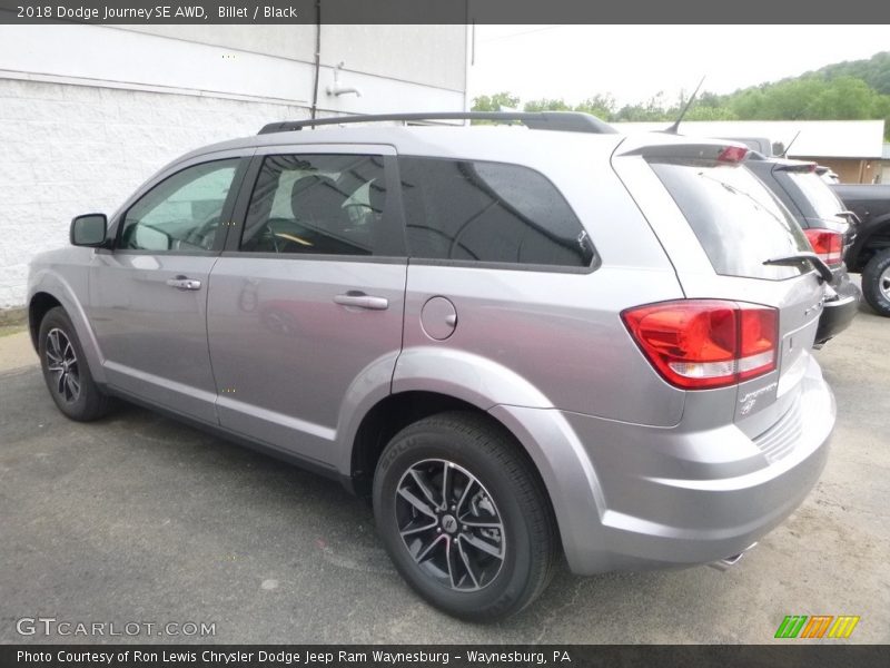 Billet / Black 2018 Dodge Journey SE AWD