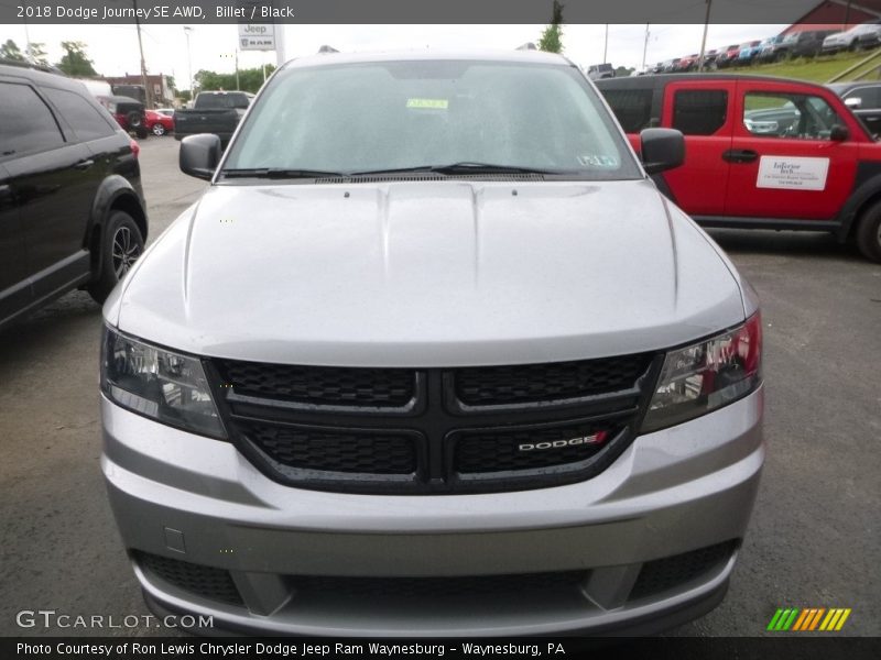 Billet / Black 2018 Dodge Journey SE AWD