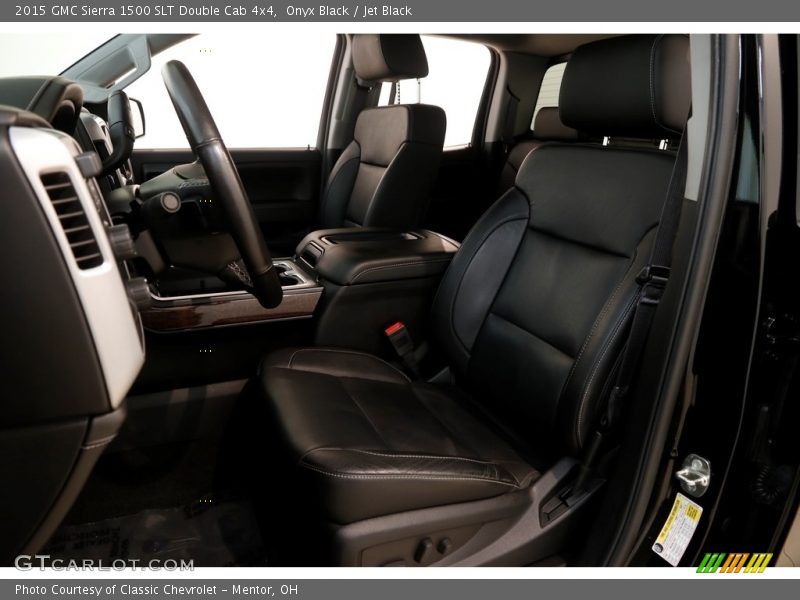 Onyx Black / Jet Black 2015 GMC Sierra 1500 SLT Double Cab 4x4