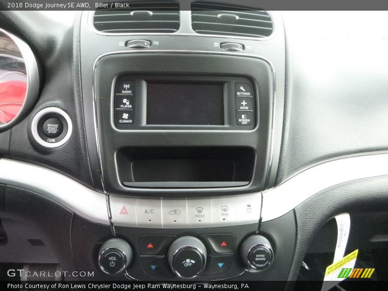 Billet / Black 2018 Dodge Journey SE AWD