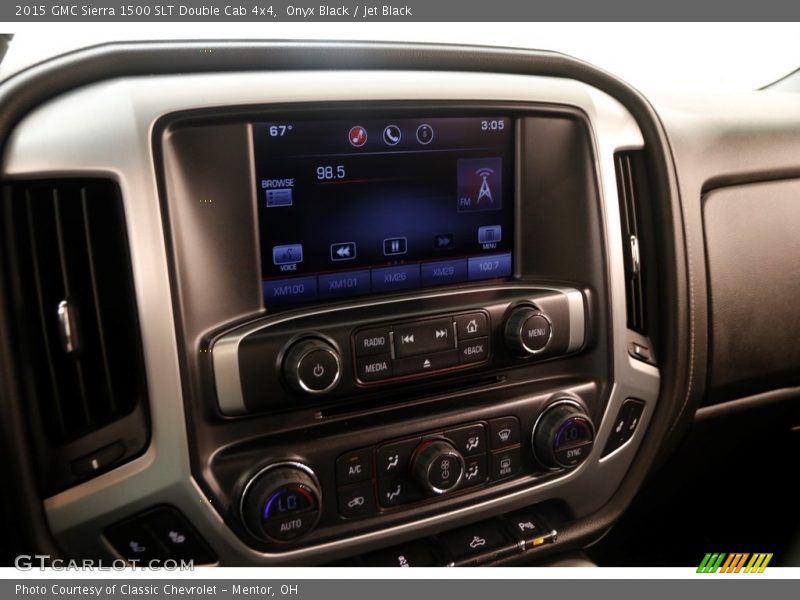 Onyx Black / Jet Black 2015 GMC Sierra 1500 SLT Double Cab 4x4
