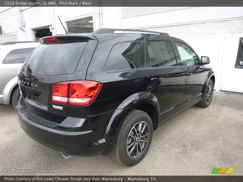 Pitch Black / Black 2018 Dodge Journey SE AWD