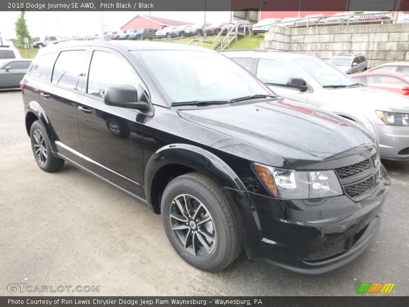 Pitch Black / Black 2018 Dodge Journey SE AWD