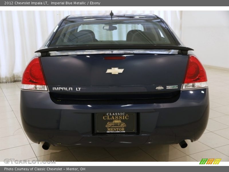 Imperial Blue Metallic / Ebony 2012 Chevrolet Impala LT