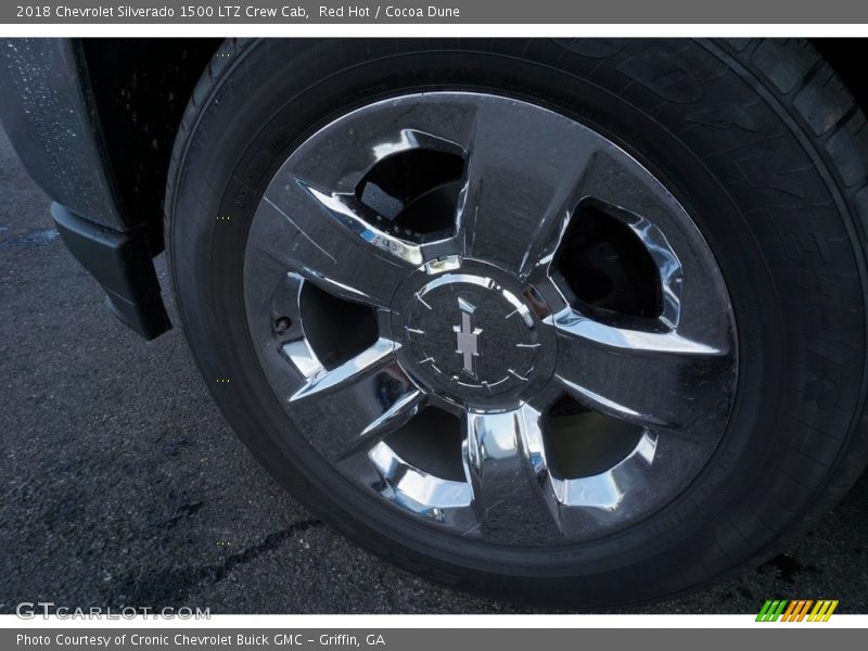 Red Hot / Cocoa Dune 2018 Chevrolet Silverado 1500 LTZ Crew Cab