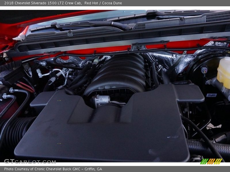 Red Hot / Cocoa Dune 2018 Chevrolet Silverado 1500 LTZ Crew Cab