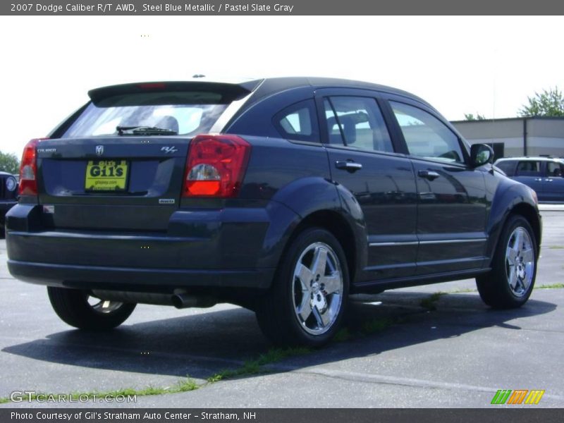 Steel Blue Metallic / Pastel Slate Gray 2007 Dodge Caliber R/T AWD