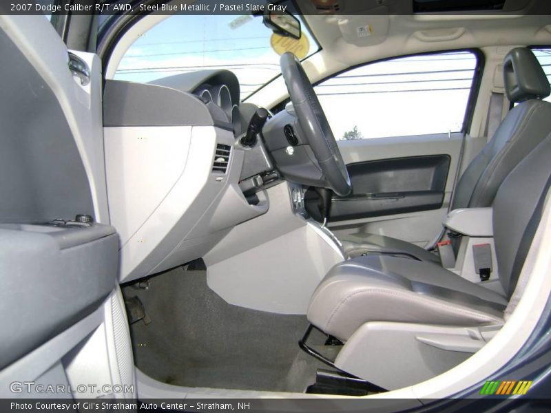 Steel Blue Metallic / Pastel Slate Gray 2007 Dodge Caliber R/T AWD