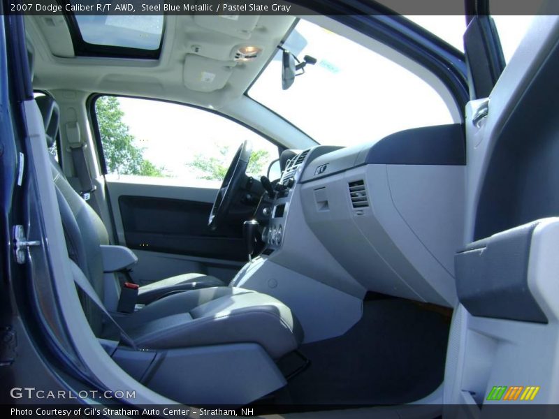 Steel Blue Metallic / Pastel Slate Gray 2007 Dodge Caliber R/T AWD
