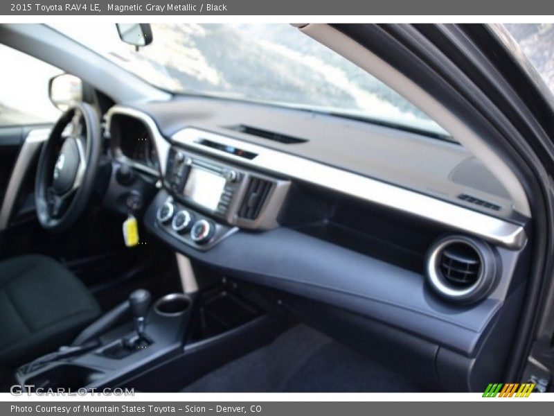 Magnetic Gray Metallic / Black 2015 Toyota RAV4 LE