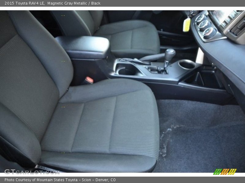Magnetic Gray Metallic / Black 2015 Toyota RAV4 LE