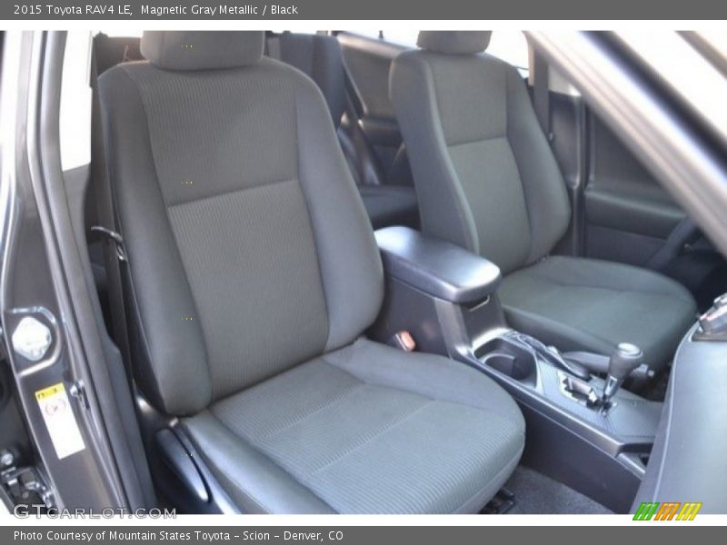 Magnetic Gray Metallic / Black 2015 Toyota RAV4 LE