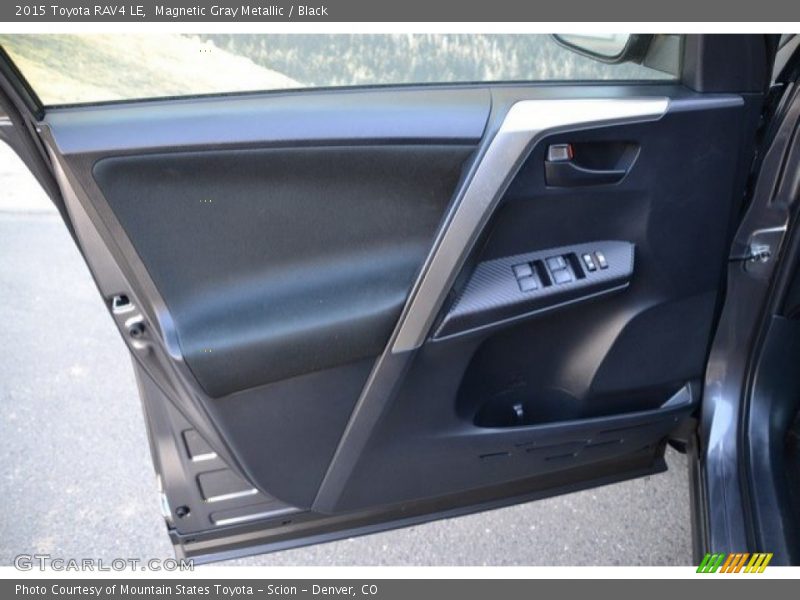 Magnetic Gray Metallic / Black 2015 Toyota RAV4 LE