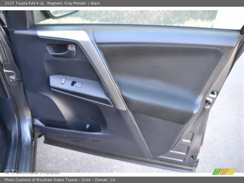 Magnetic Gray Metallic / Black 2015 Toyota RAV4 LE