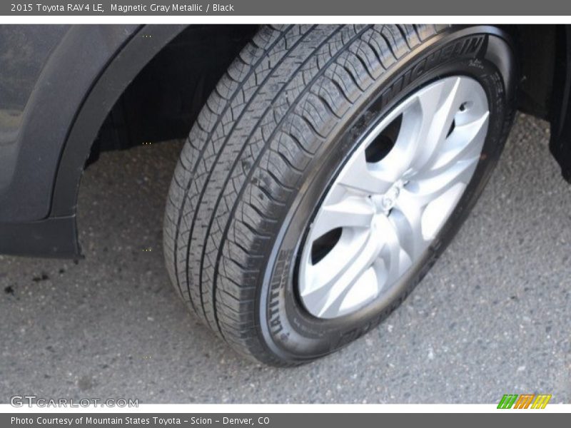Magnetic Gray Metallic / Black 2015 Toyota RAV4 LE