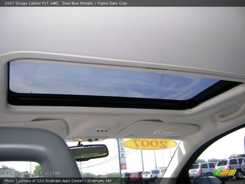 Steel Blue Metallic / Pastel Slate Gray 2007 Dodge Caliber R/T AWD