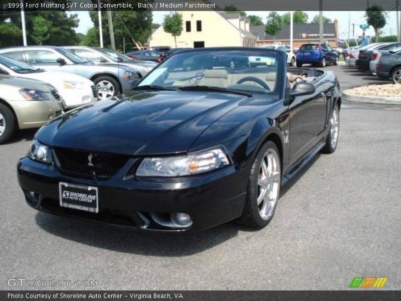Black / Medium Parchment 1999 Ford Mustang SVT Cobra Convertible