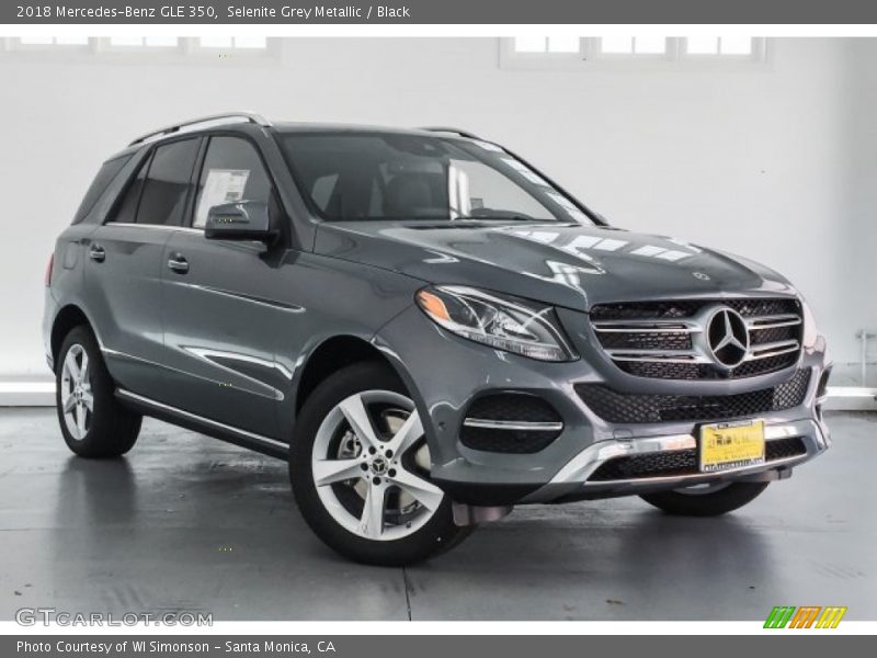 Selenite Grey Metallic / Black 2018 Mercedes-Benz GLE 350
