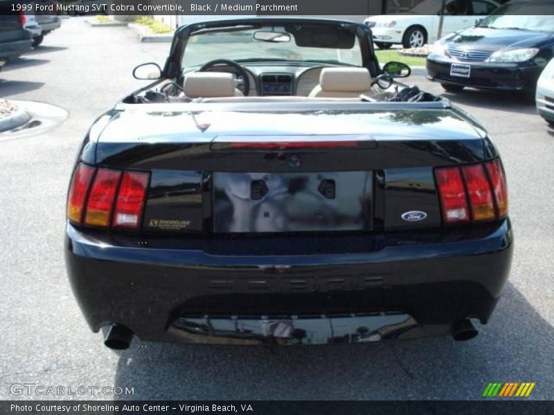 Black / Medium Parchment 1999 Ford Mustang SVT Cobra Convertible