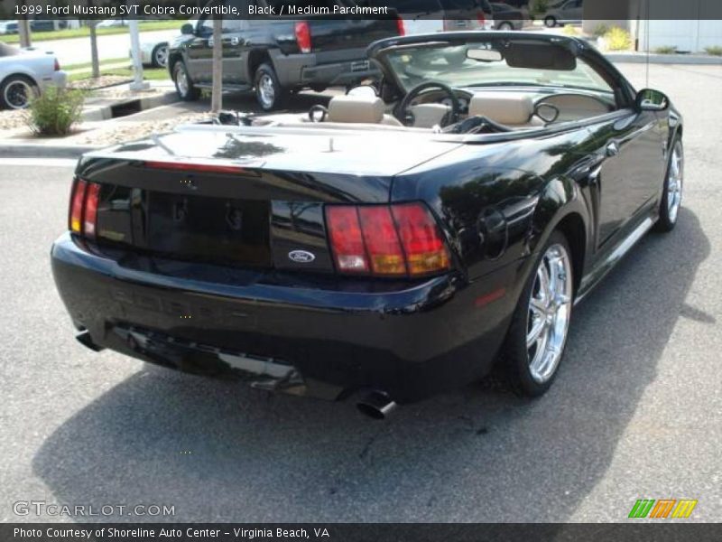 Black / Medium Parchment 1999 Ford Mustang SVT Cobra Convertible