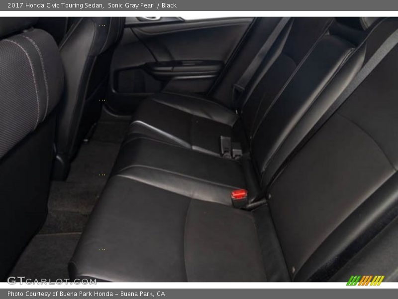 Sonic Gray Pearl / Black 2017 Honda Civic Touring Sedan