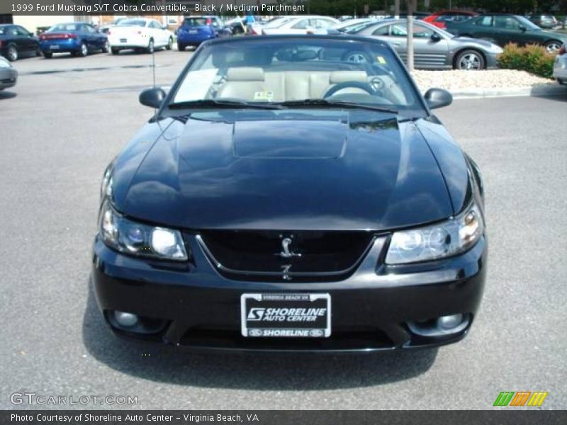 Black / Medium Parchment 1999 Ford Mustang SVT Cobra Convertible