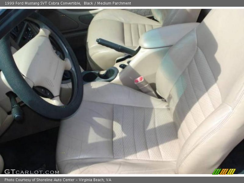 Black / Medium Parchment 1999 Ford Mustang SVT Cobra Convertible