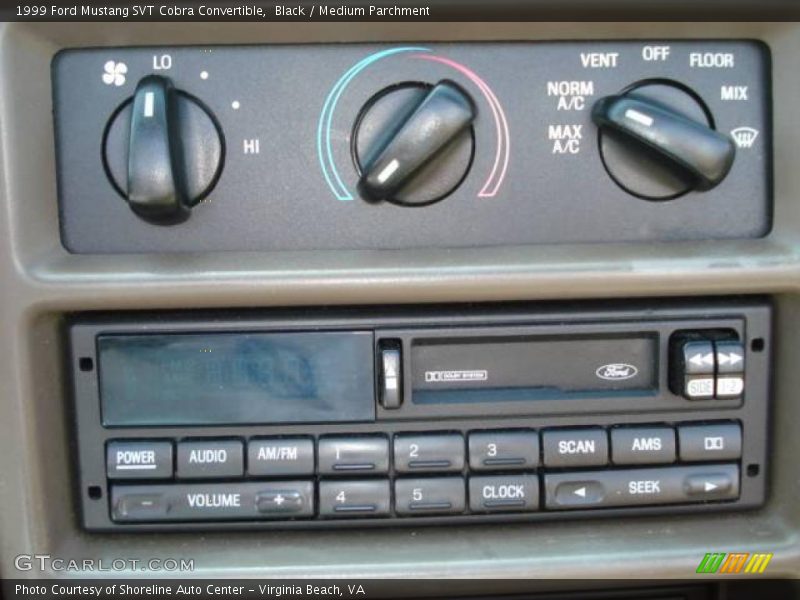 Black / Medium Parchment 1999 Ford Mustang SVT Cobra Convertible