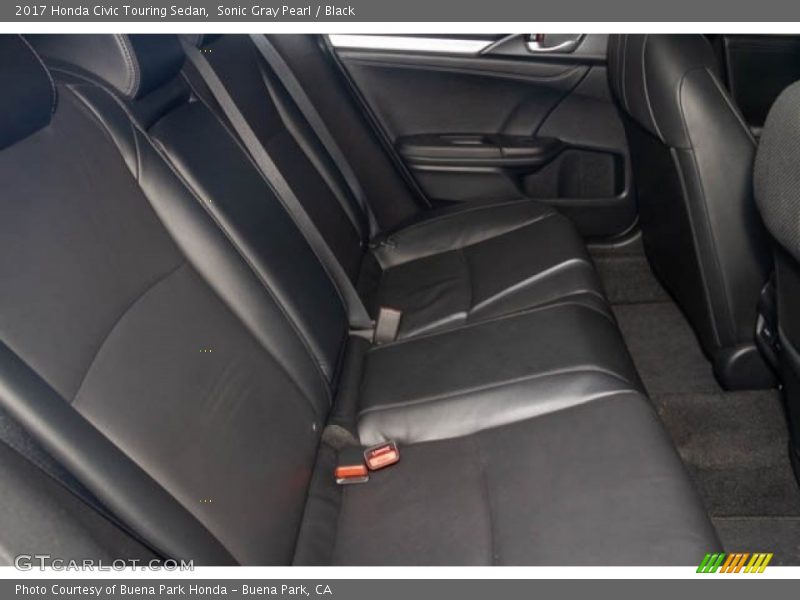 Sonic Gray Pearl / Black 2017 Honda Civic Touring Sedan
