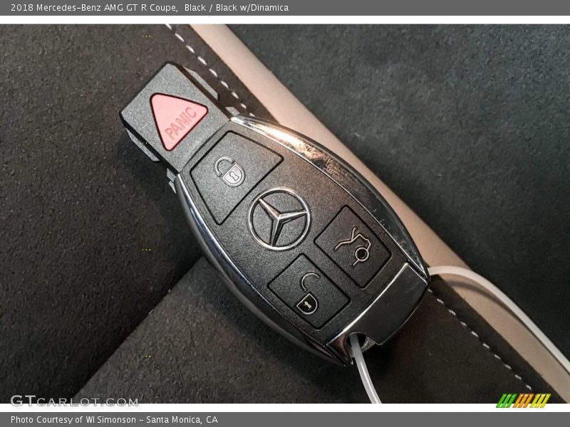 Keys of 2018 AMG GT R Coupe