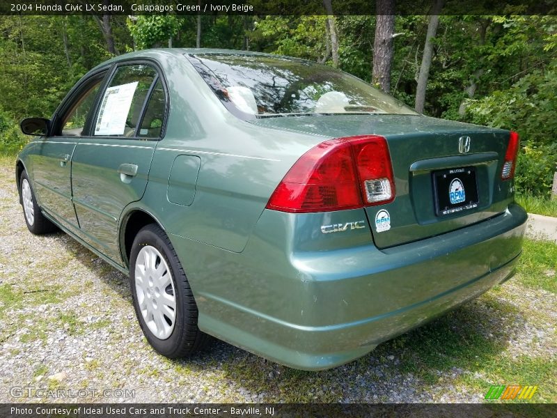 Galapagos Green / Ivory Beige 2004 Honda Civic LX Sedan