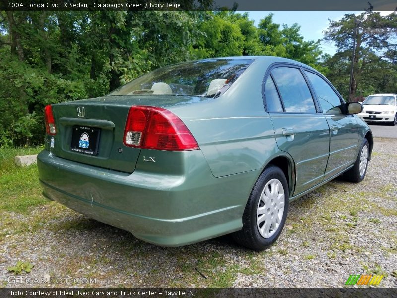 Galapagos Green / Ivory Beige 2004 Honda Civic LX Sedan