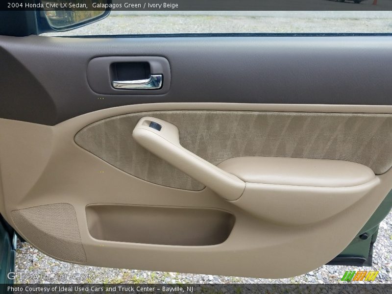 Galapagos Green / Ivory Beige 2004 Honda Civic LX Sedan