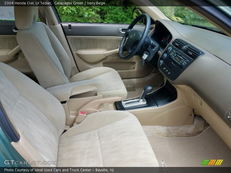 Galapagos Green / Ivory Beige 2004 Honda Civic LX Sedan