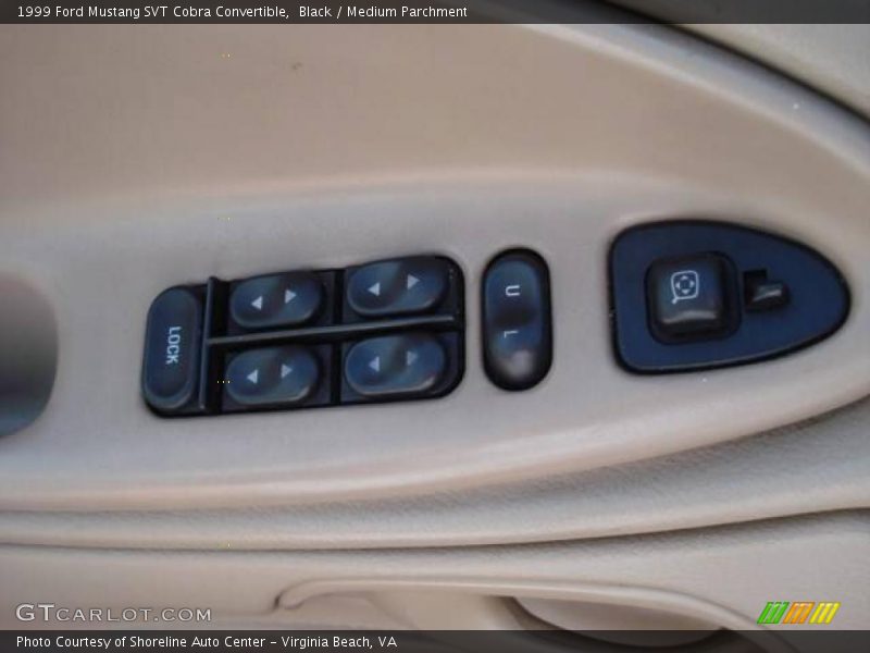Black / Medium Parchment 1999 Ford Mustang SVT Cobra Convertible