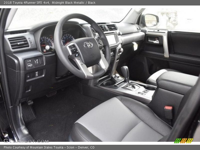 Midnight Black Metallic / Black 2018 Toyota 4Runner SR5 4x4