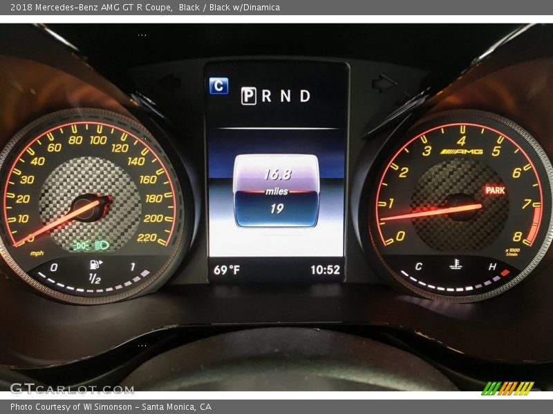  2018 AMG GT R Coupe R Coupe Gauges