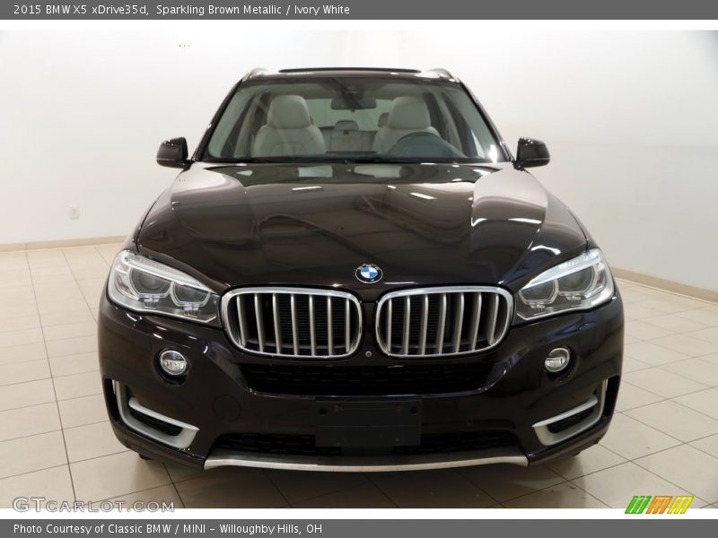 Sparkling Brown Metallic / Ivory White 2015 BMW X5 xDrive35d