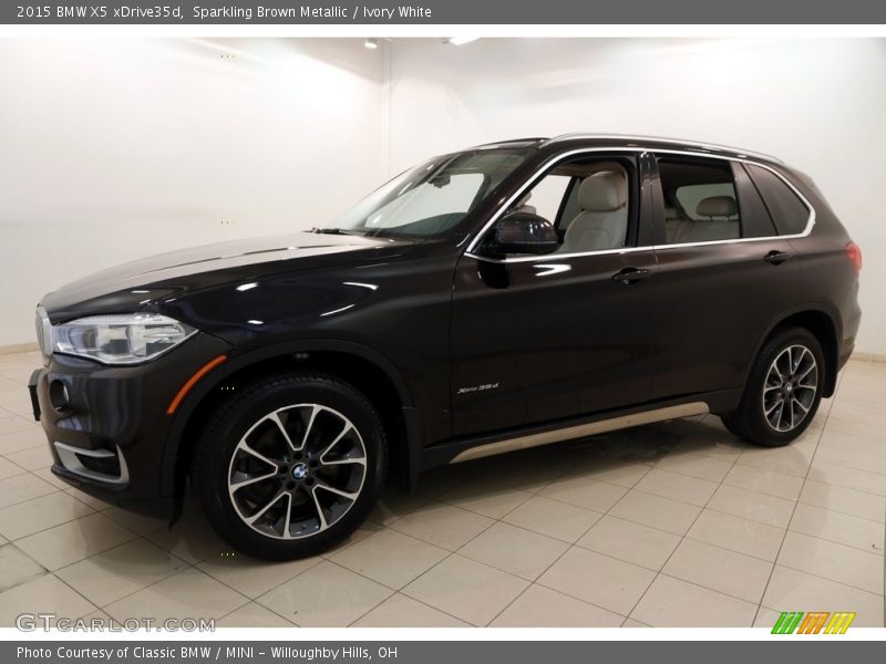 Sparkling Brown Metallic / Ivory White 2015 BMW X5 xDrive35d