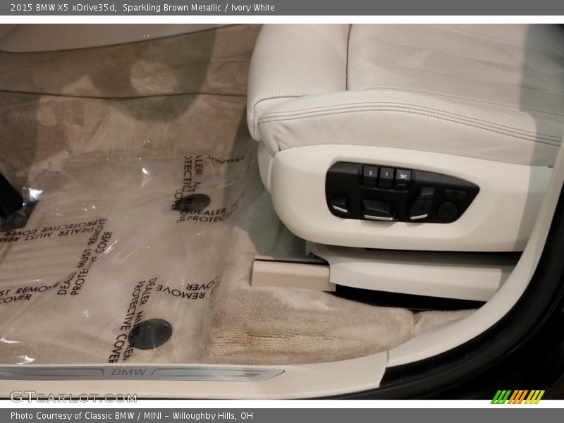 Sparkling Brown Metallic / Ivory White 2015 BMW X5 xDrive35d