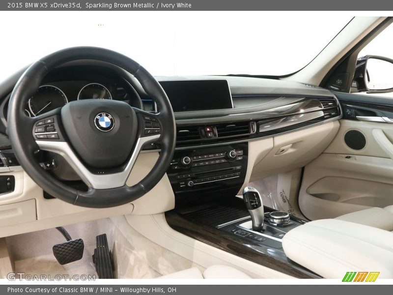 Sparkling Brown Metallic / Ivory White 2015 BMW X5 xDrive35d