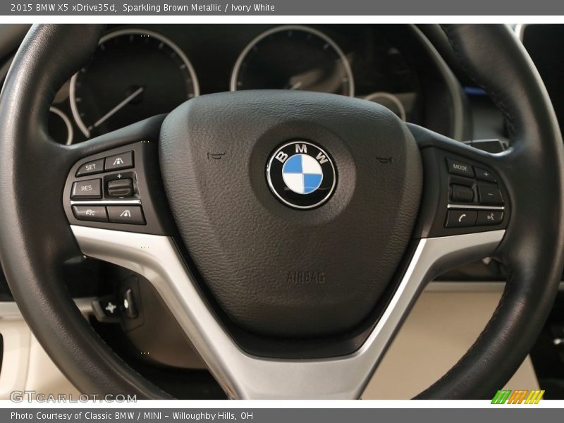 Sparkling Brown Metallic / Ivory White 2015 BMW X5 xDrive35d